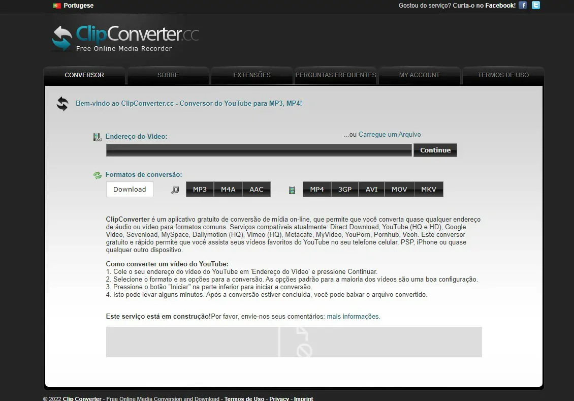 ClipConverter - Converter MP3