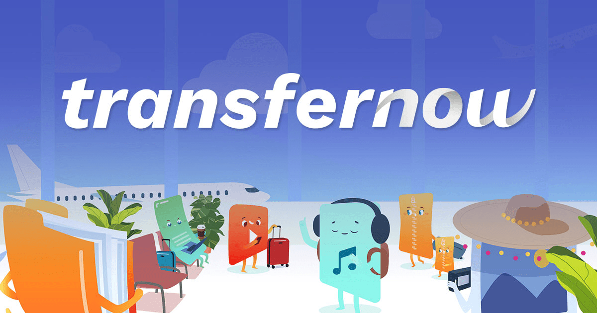 Como usar o Transfernow para transferir arquivos