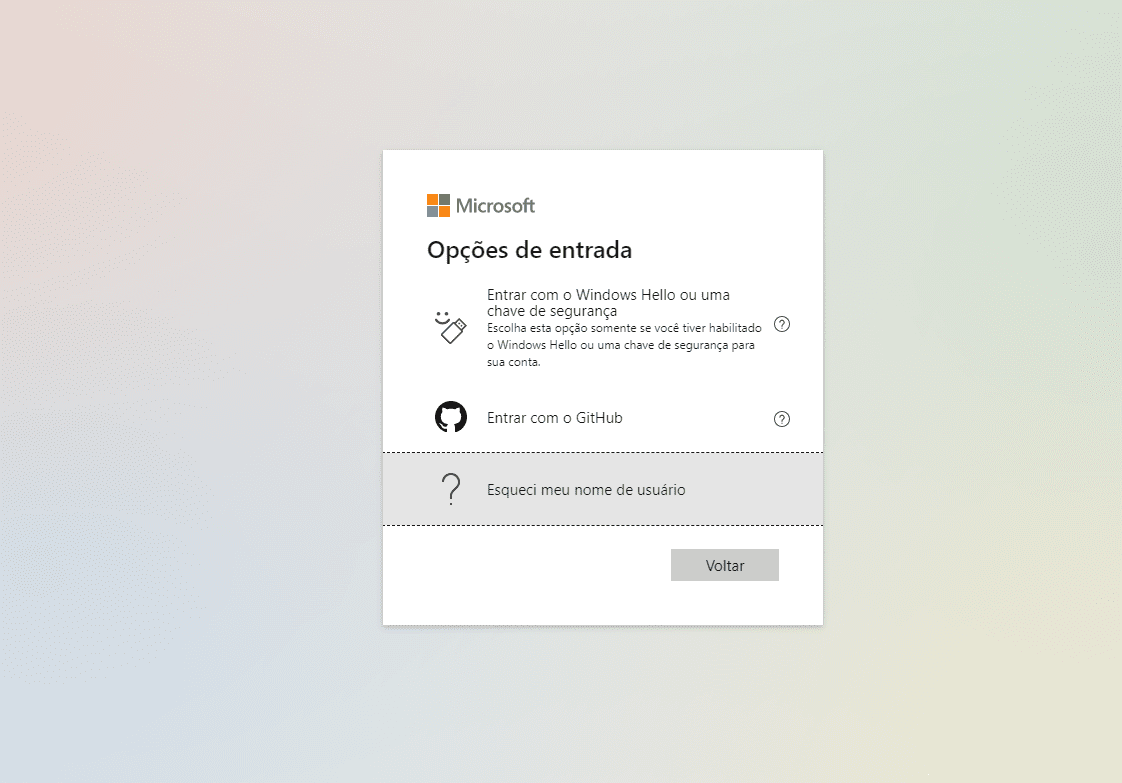 Esqueci meu nome - Como entrar no Hotmail passo a passo