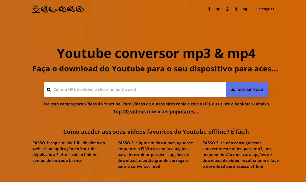 FLVTO - Converter MP3