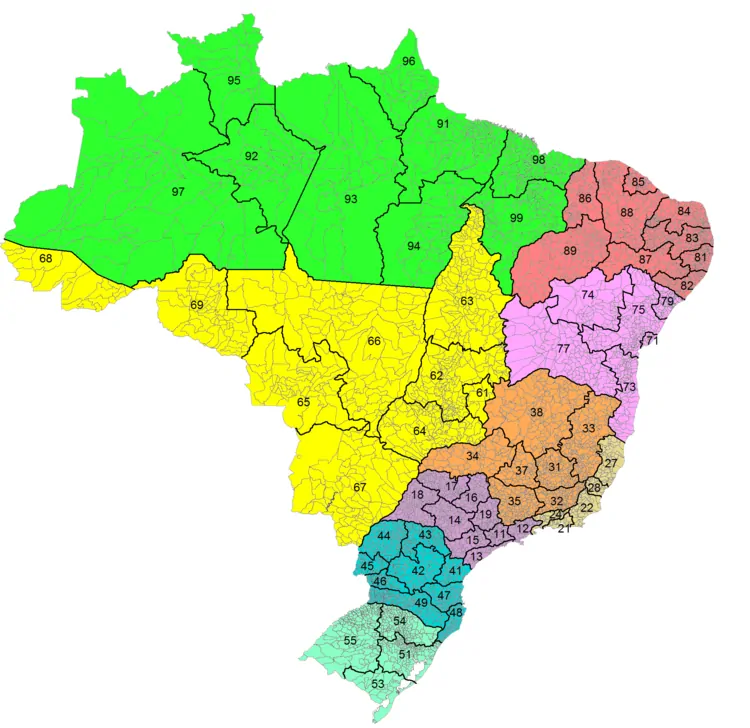 Número de DDD de cada estado brasileiro - DDD 93 de onde é Confiram estado e cidades que usam