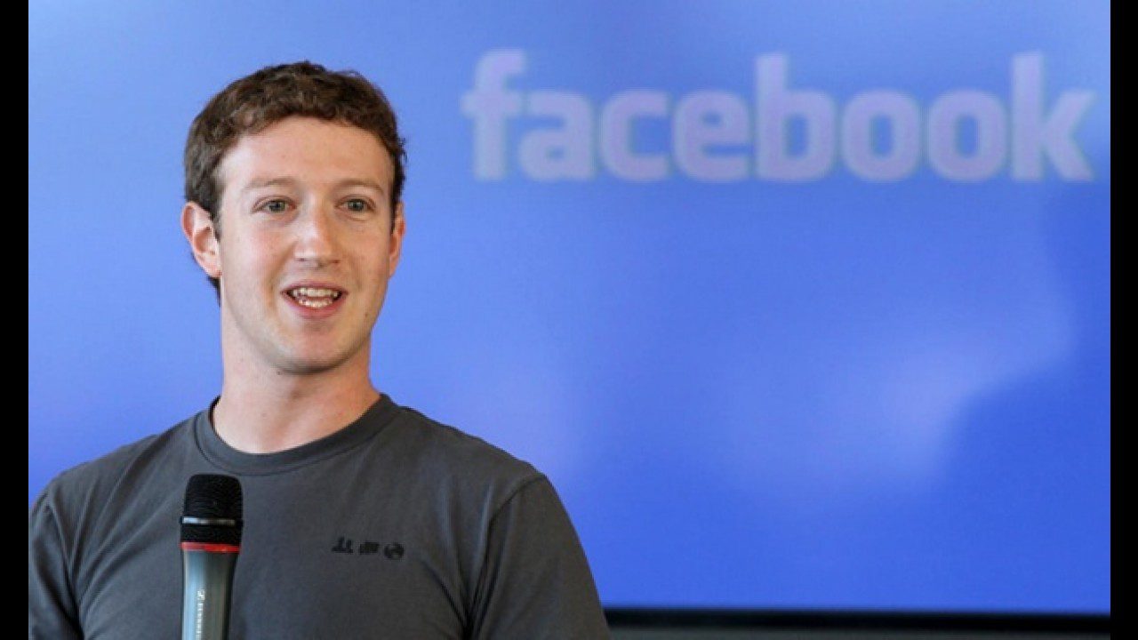 O co-fundador do Facebook - Mark Zuckerberg