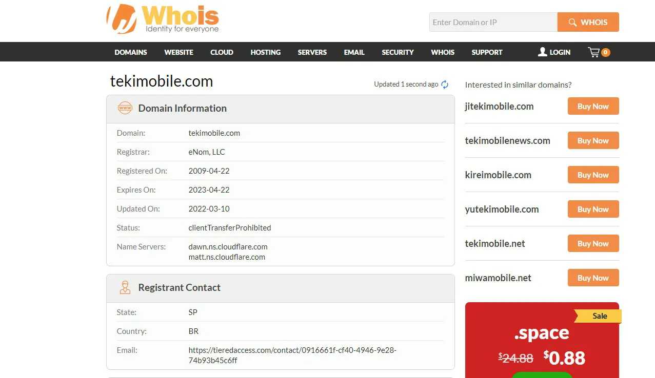 Resultado da pesquisa - Whois Como descobrir donos de domínios na internet