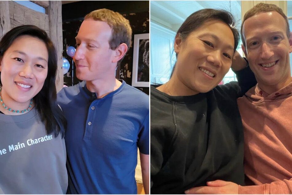 Zuckerberg e sua esposa - Mark Zuckerberg