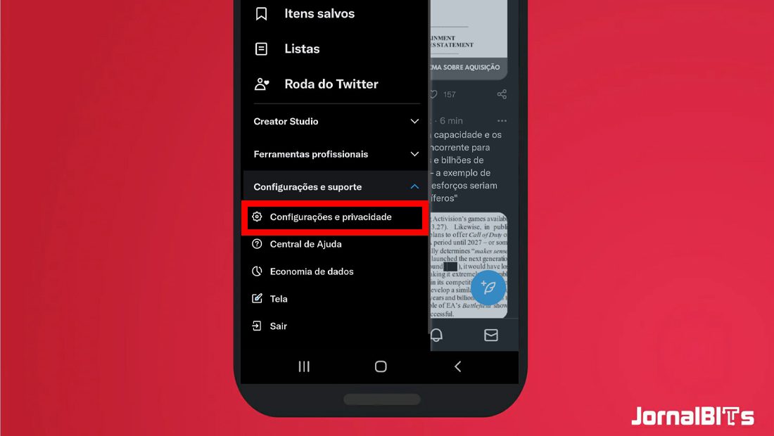 como privar o twitter privacidade