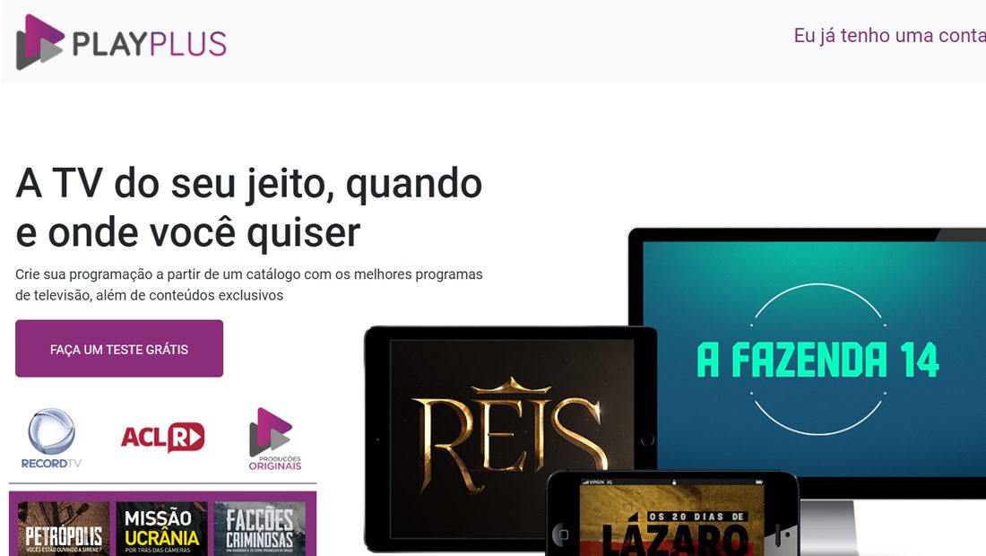 PlayPlus: como assistir a filmes e TV ao vivo no streaming da Record