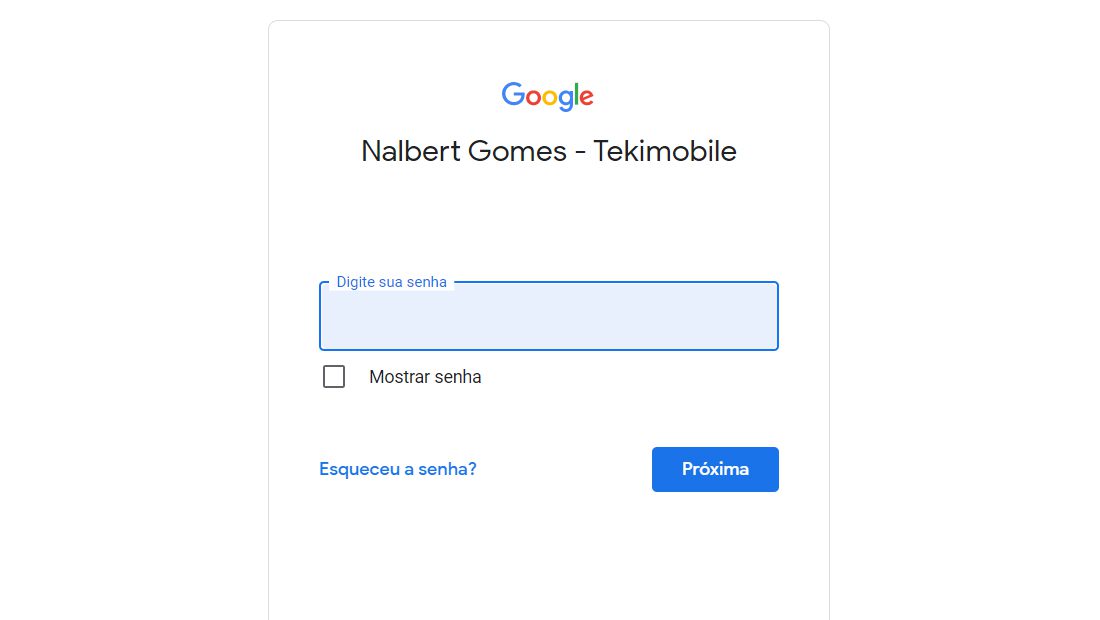 Como excluir conta do Google fazendo login