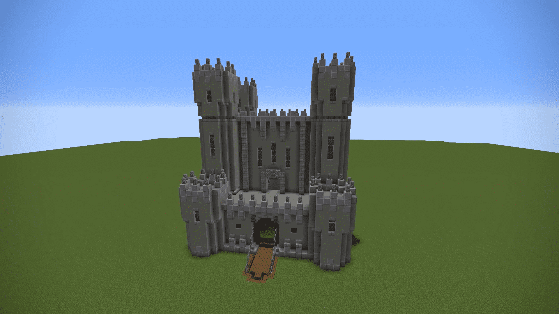 Resultado final - Como fazer um castelo no Minecraft