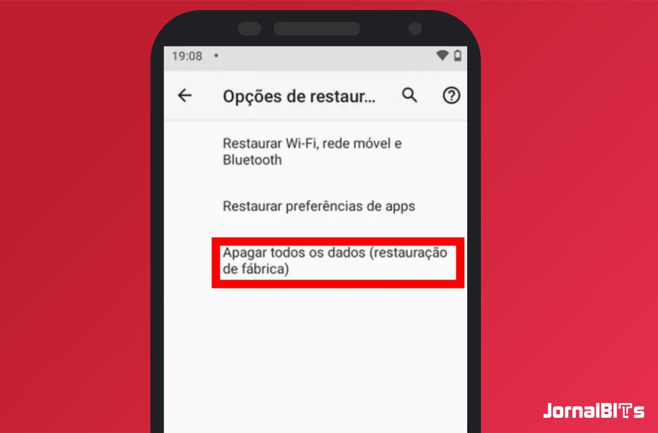 Toque em apagar todo os dados - Como formatar celular Motorola [qualquer modelo]