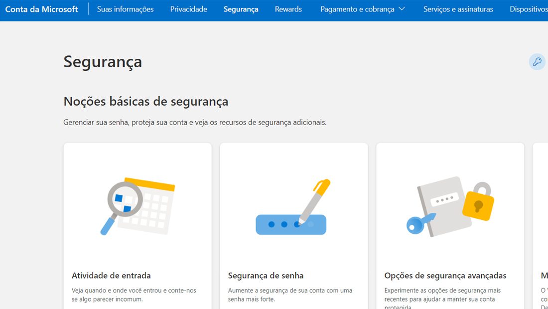 como alterar a senha do hotmail