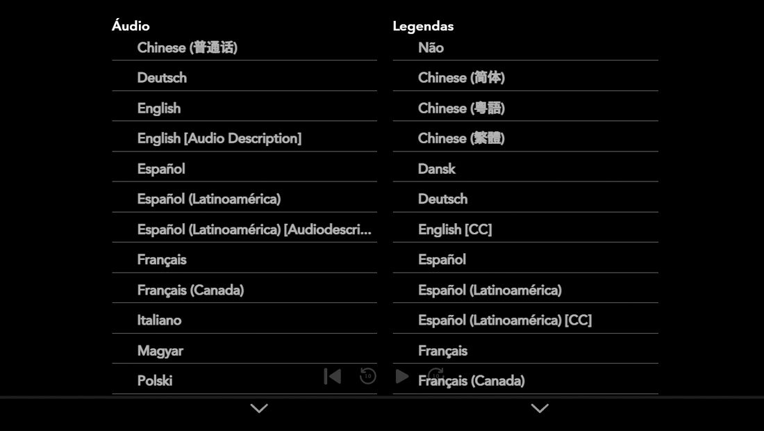 como colocar legendas no Disney+ audios e legendas