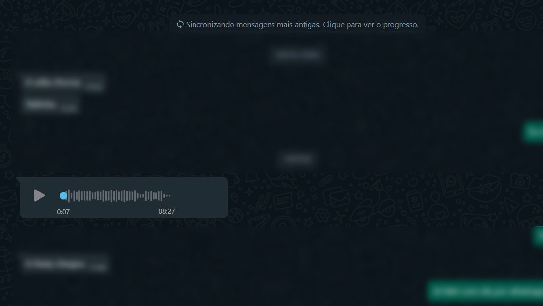 Como baixar áudios no WhatsApp Web