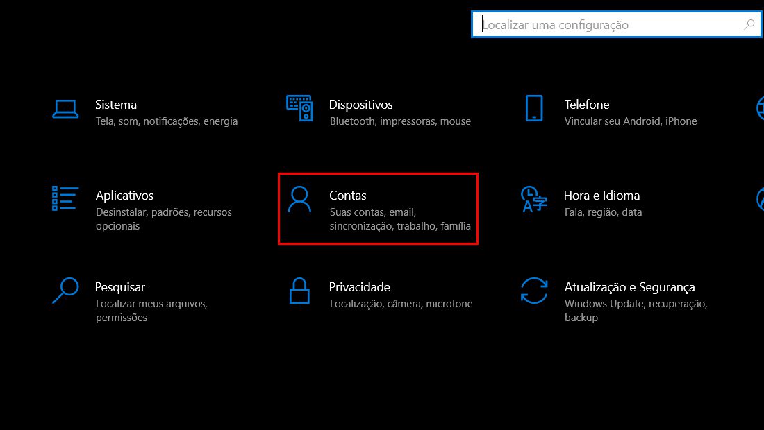 tela de bloqueio do windows 11 contas