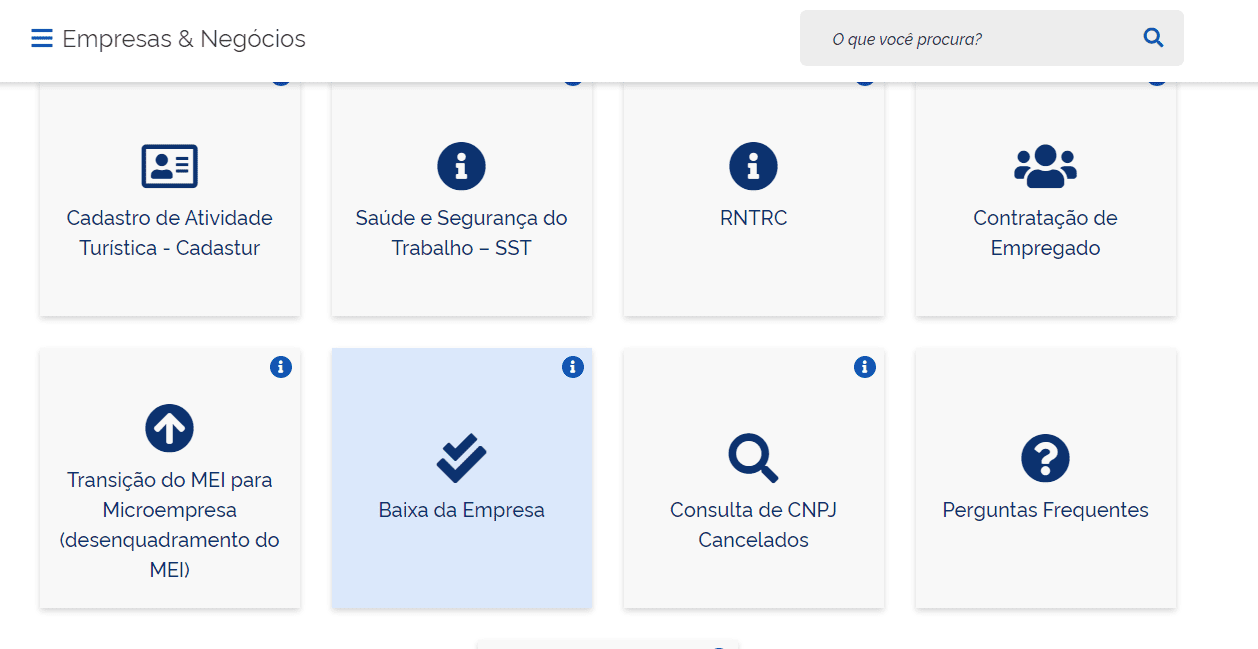 Como cancelar MEI no Portal do empreendedor 2