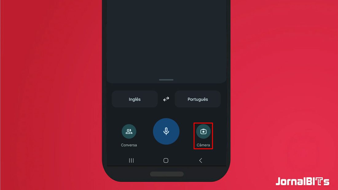 ferramentas do Google Tradutor câmera
