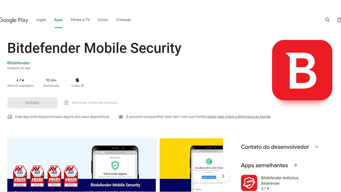 melhores apps para Android em 2023 bitdefender