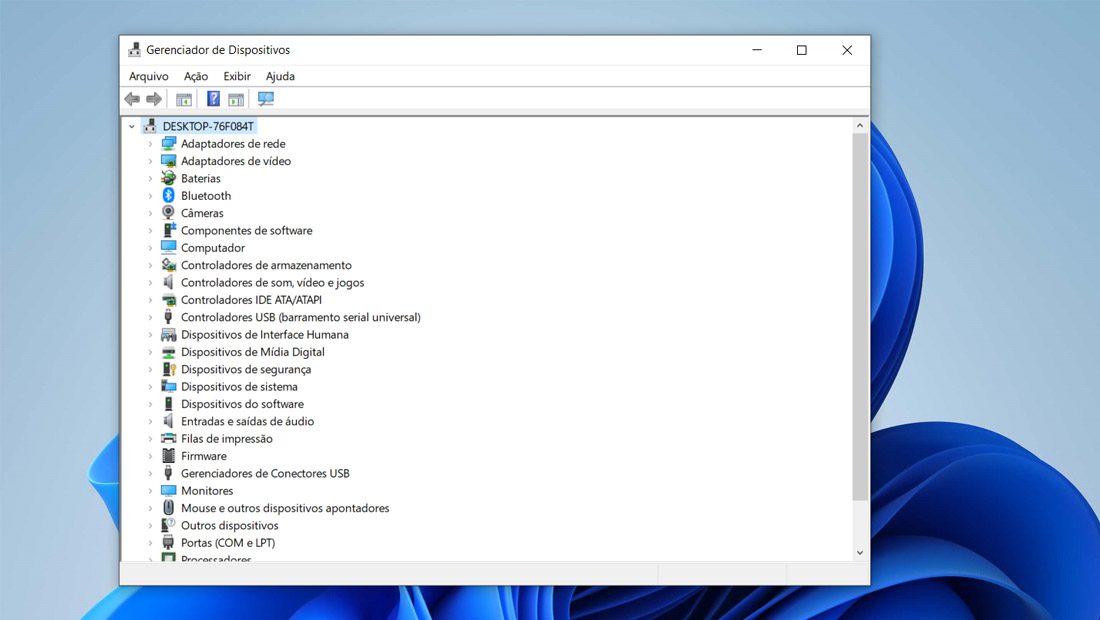 gerenciador windows 11 bluetooth