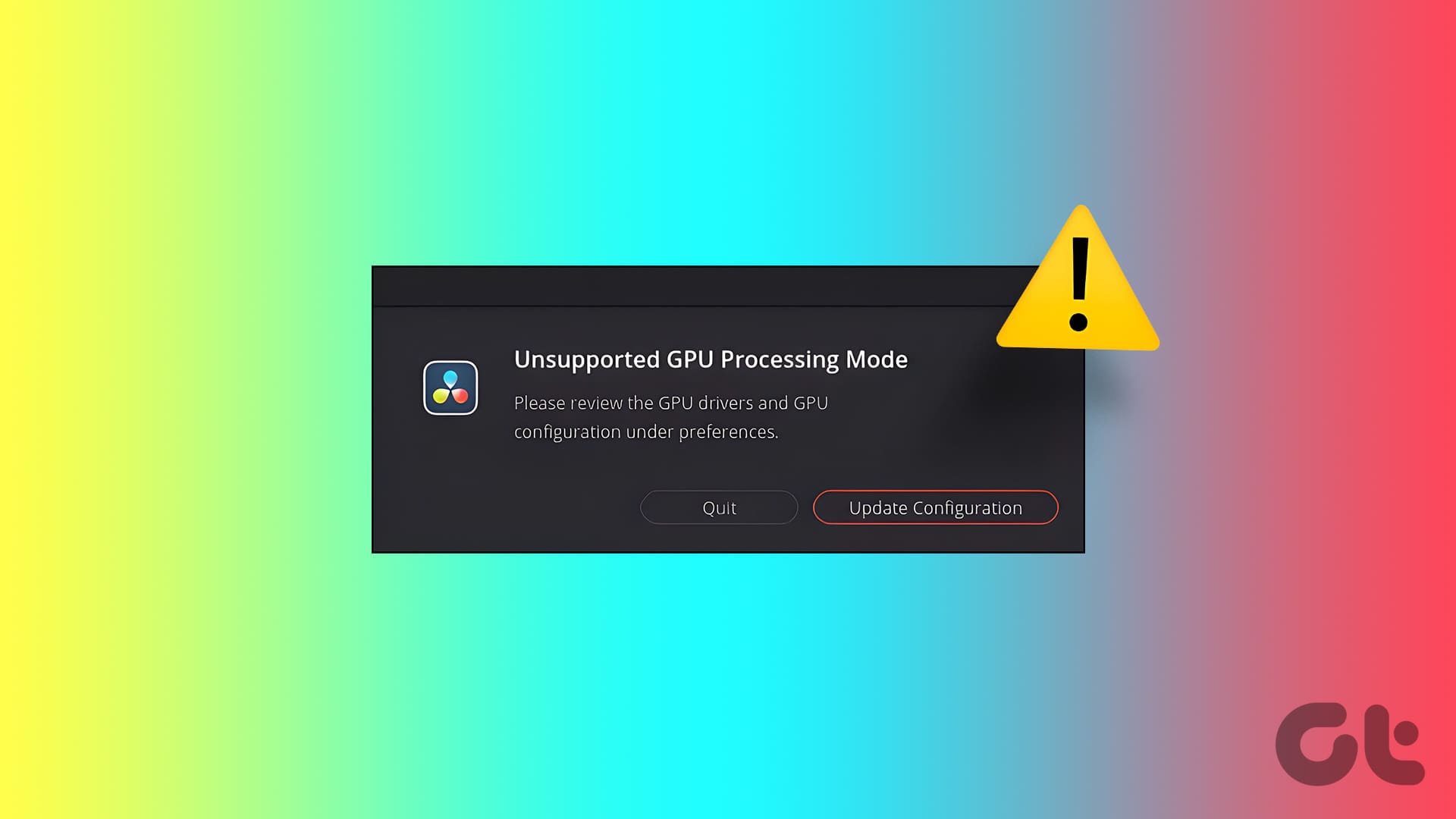 How to Fix DaVinci Resolve Unsupported GPU Processing Mode on Windows
