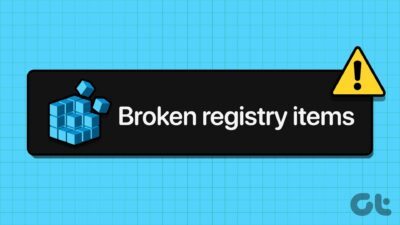 Top N Fixes for Broken Registry Items on Windows 11