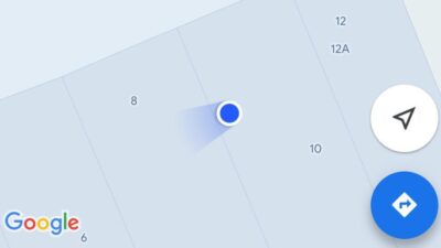 blue dot google maps