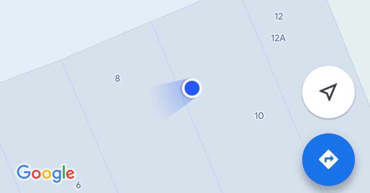 blue dot google maps