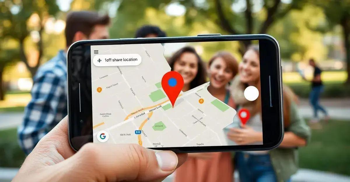 4. Compartilhando Sua Localização com Amigos e Família