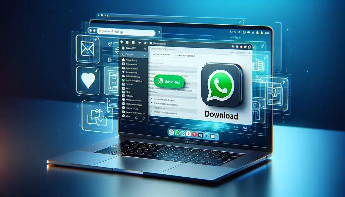 Como baixar video do whatsapp web?