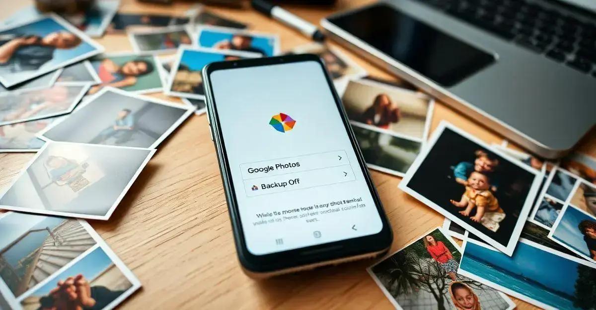 Como desativar o backup do Google Fotos no seu celular?