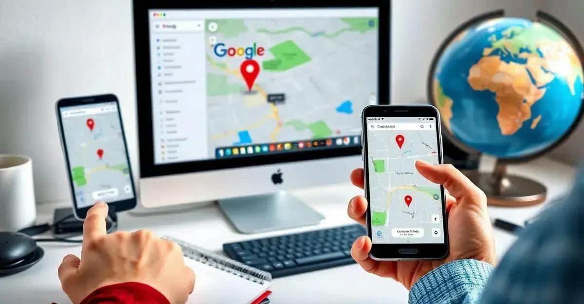 Como inserir coordenadas no Google Maps pelo computador