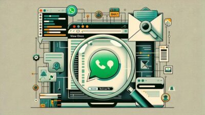 Como recuperar mensagem de visualização unica no whatsapp web?