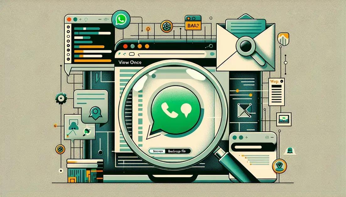 Como recuperar mensagem de visualização unica no whatsapp web?