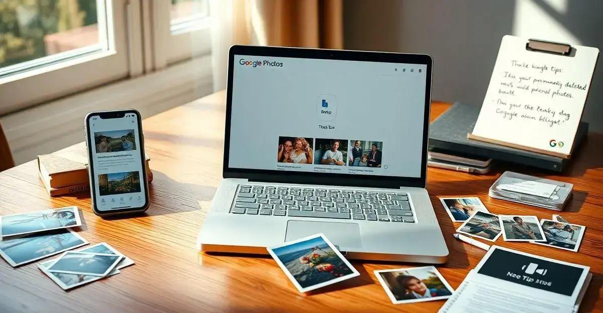 Como recuperar fotos apagadas da lixeira do Google Fotos permanentemente