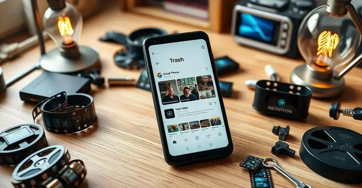 Como recuperar vídeos apagados da lixeira do Google Fotos
