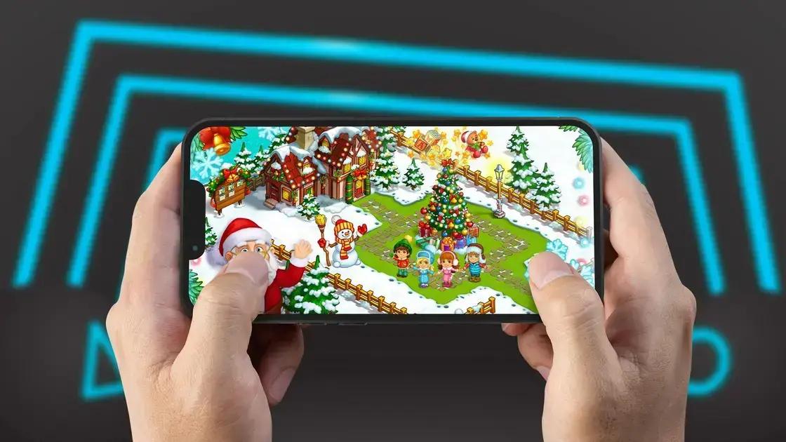 A palavra-chave com base no artigo é "jogo de Natal para Android e iOS".