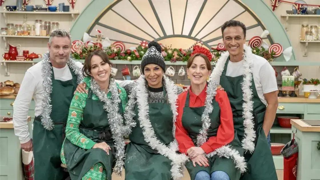 Assistir Great British Bake Off Especiais de Natal 2024 online.