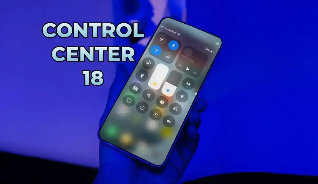 Central de controle iOS