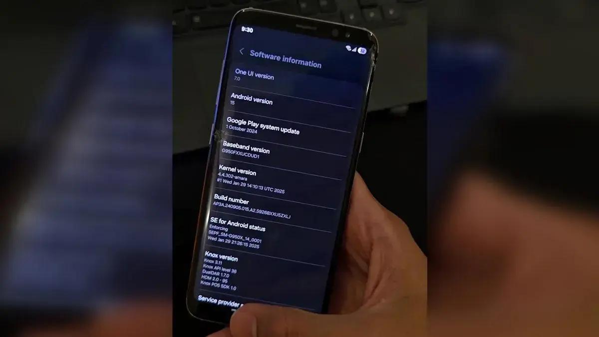 One UI 7 para Galaxy S8