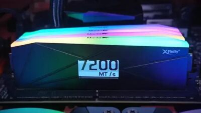 V-Color lança XFinity+: primeira memória DDR5 com display OLED integrado e até 9066 MT/s