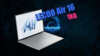 Lenovo lança o Lecoo Air 16, ultraleve com 1 kg e tela de 16 polegadas